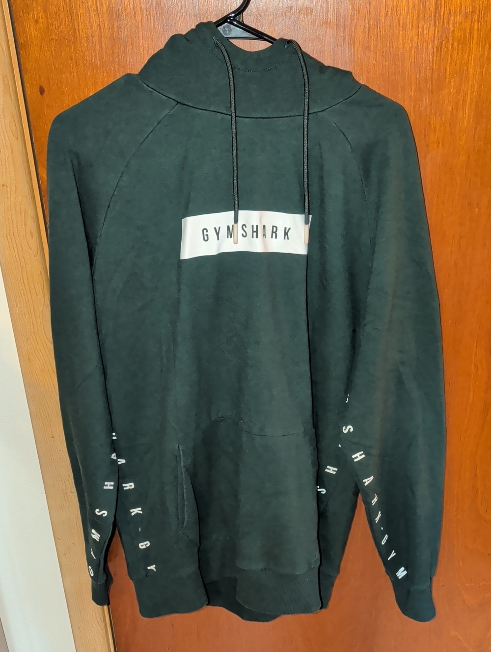 Gymshark Men’s Dark Green Hoodie with Logo